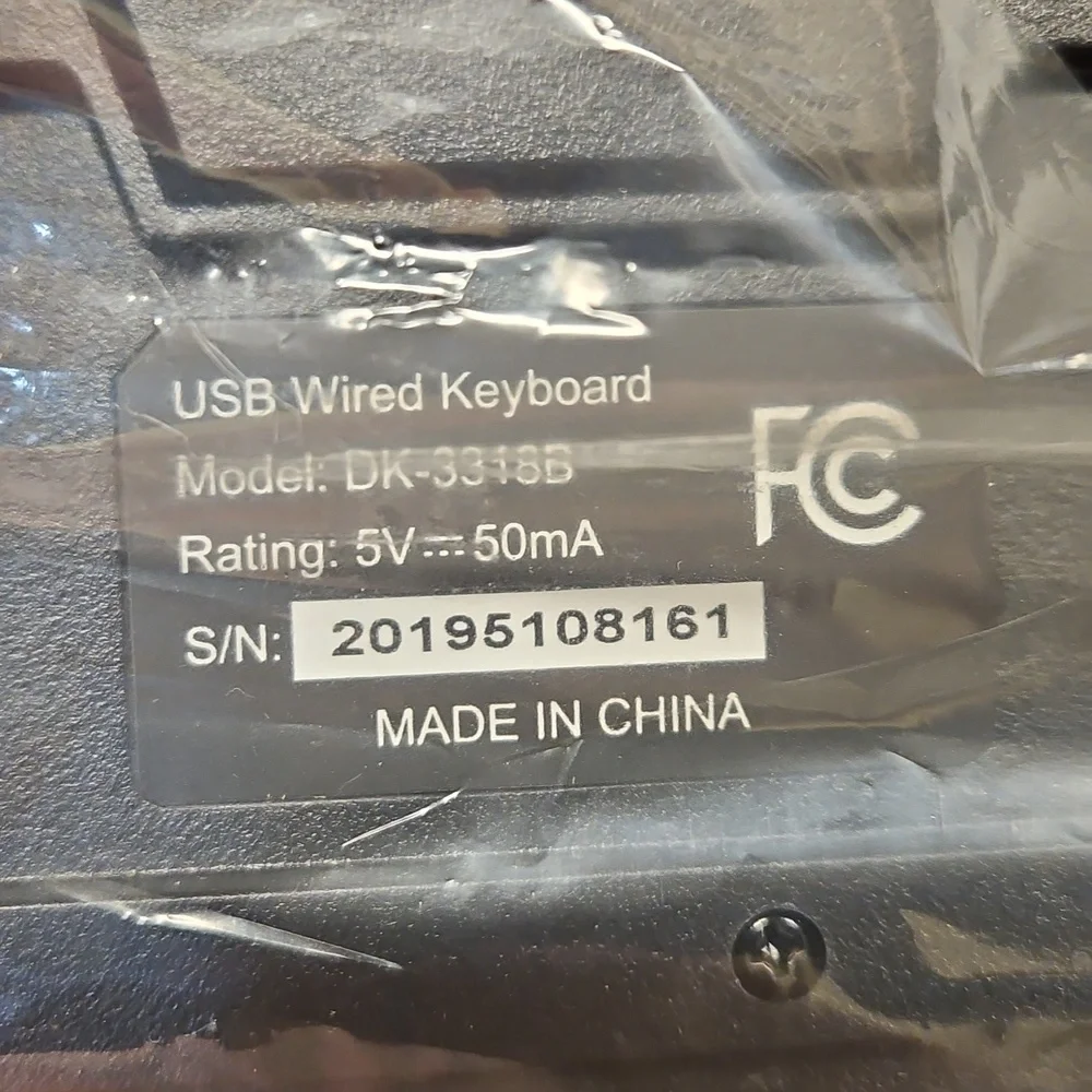 NWT Microsoft Black Ergonomic Keyboard‎ And Mouse